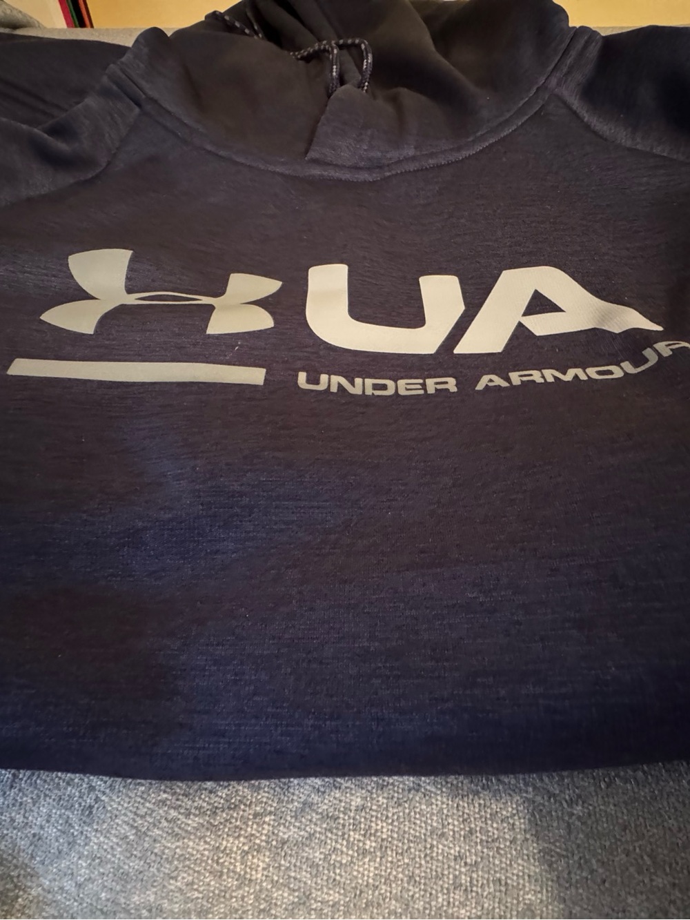 Under Armour dark blue coldgear hoodie xl